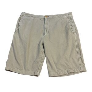 Halsey 44 Flat Front Slub Shorts Tan‎ Size 36